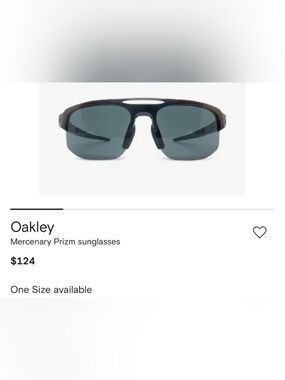 Oakley Men’s Mercenary Sunglasses - Black Frame, Gray Lenses